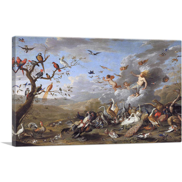 Artcanvas Allegory Of Air 1661 On Canvas By Jan Van Kessel Elder Print